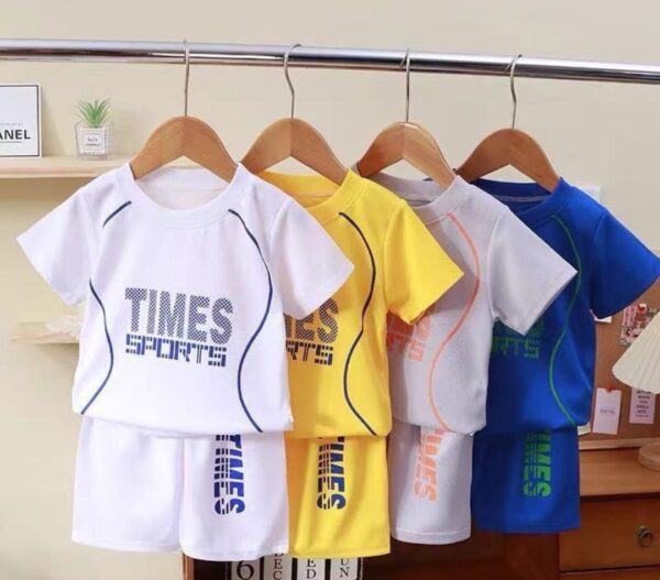 Boys Sport Outfit Sets in Bulk– 300 Sets, Mixed Colors and Styles for $900